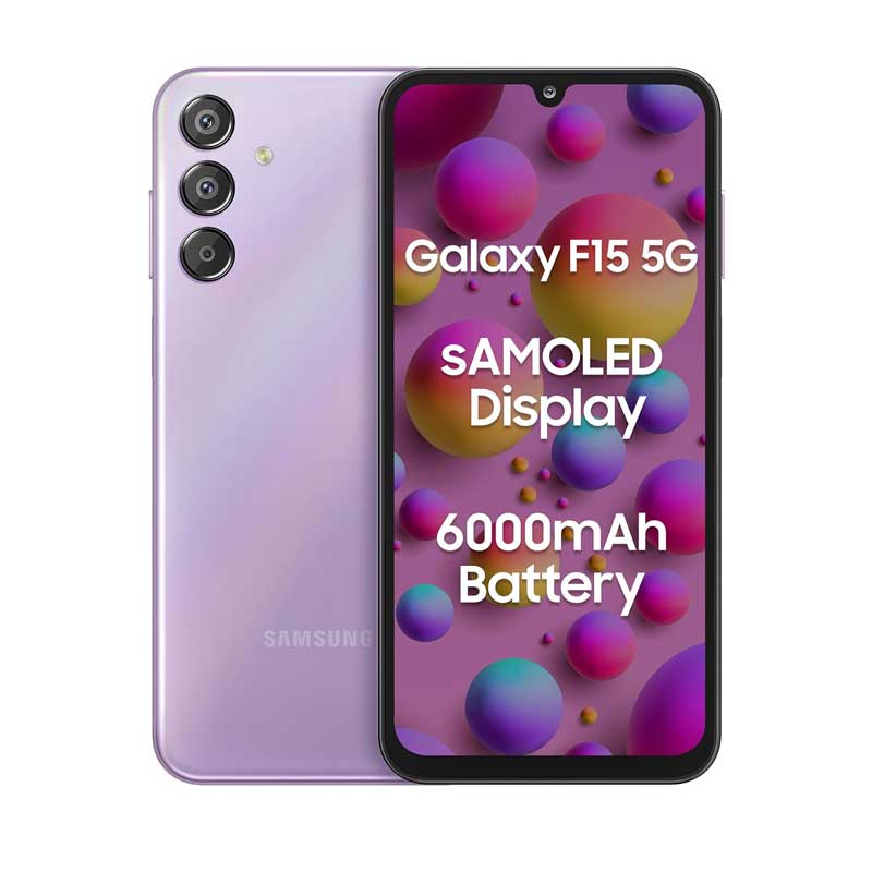 Picture of Samsung Galaxy F15 5G (6GB RAM, 128GB, Groovy Violet)